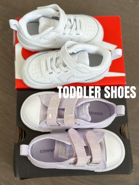 Toddler shoes! Purple on sale- Both of my kids are in size 7 now, converse run a little big imo but I stick with their true size 

(Toddler girl shoes toddler boy shoes, unisex shoes, Nike shoes, Nike sneakers, boy fashion, girl fashion, kohls, summer style, kids style) 

#LTKshoecrush #LTKbaby #LTKkids