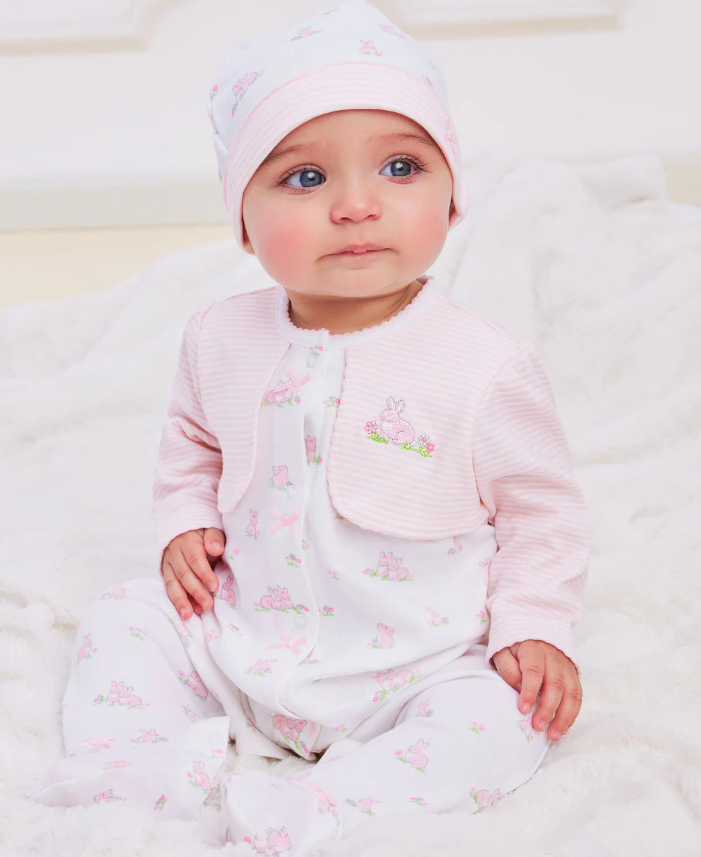 Baby Bunnies Footed One-Piece And Hat | Little Me