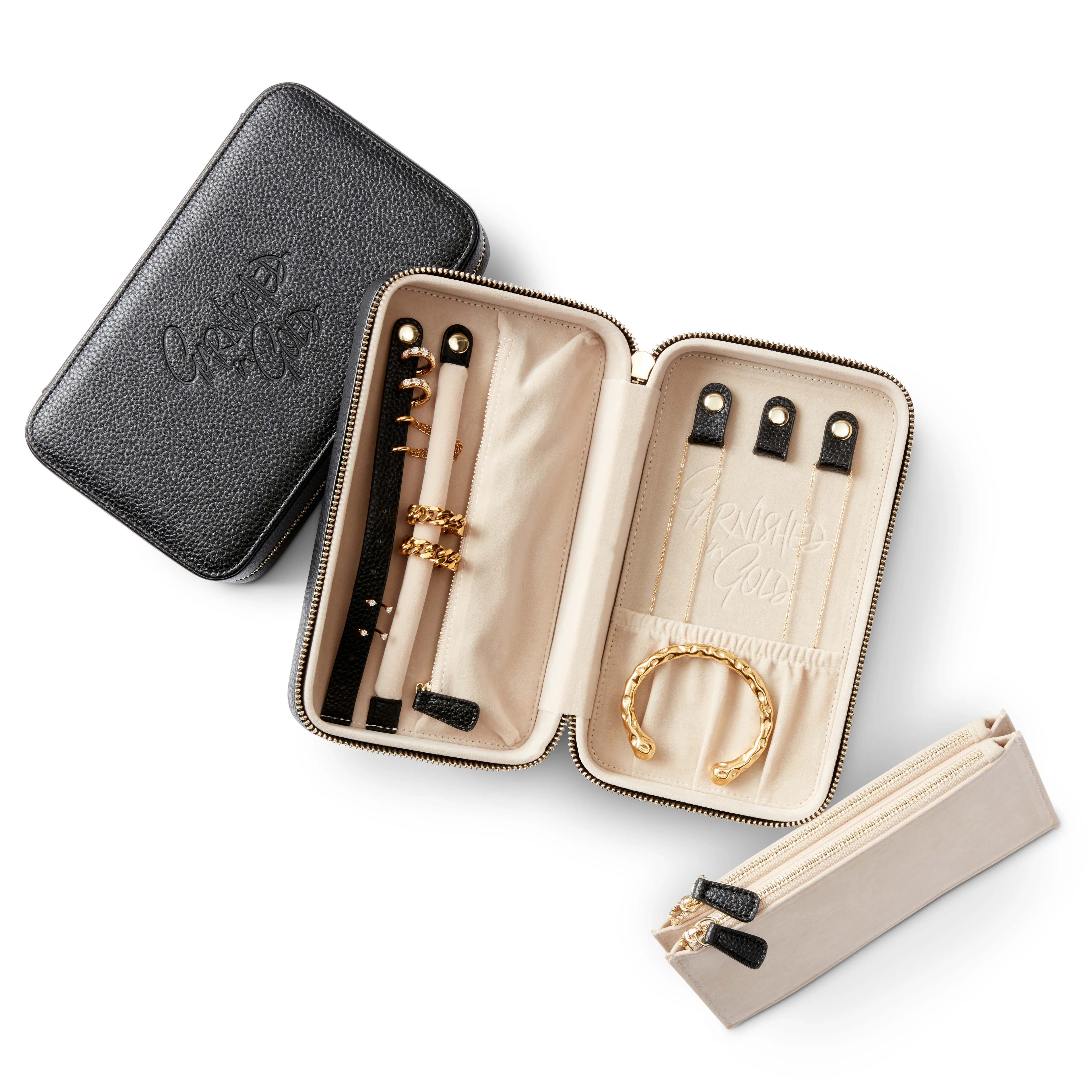 Lux Jewelry Organizer Case - Maxi | Garnished in Gold
