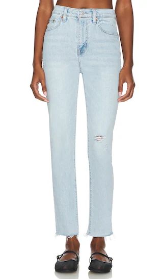 Kate Slim Leg in Monaco Distressed | Revolve Clothing (Global)