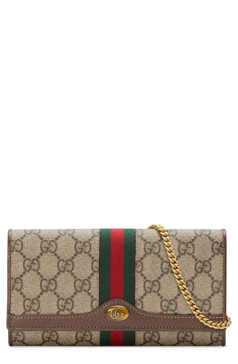 Ophidia GG Supreme Wallet on a Chain | Nordstrom