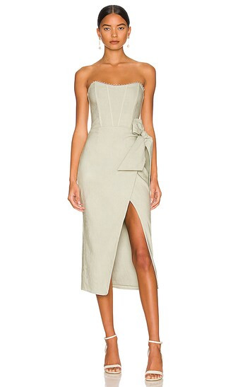 Liliana Dress in Sage | Revolve Clothing (Global)