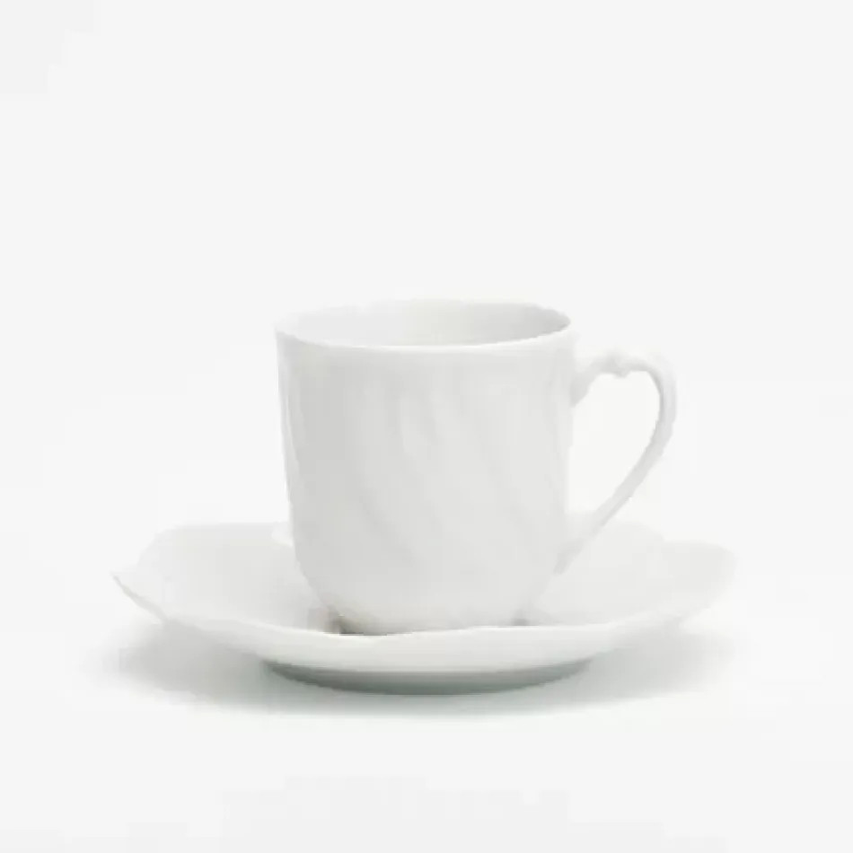 Royal Limoges Ocean White Coffee Saucer | Gracious Style | Gracious Style, Inc.