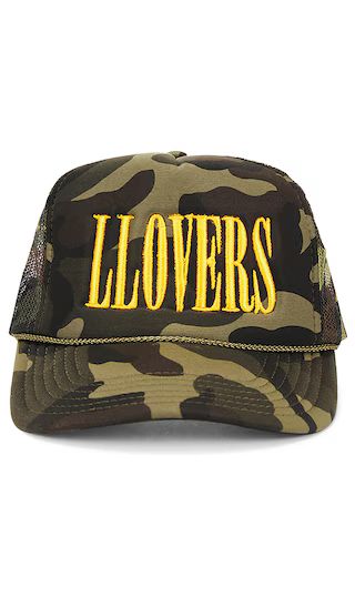 Llovers Foam Trucker Snapback Cap in Camo | Revolve Clothing (Global)