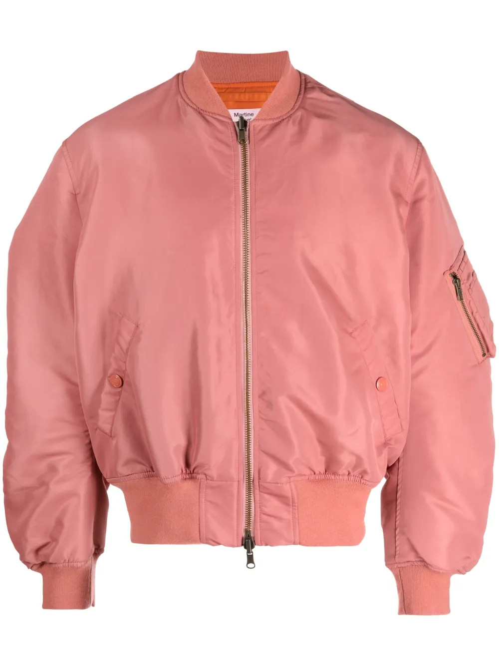 logo-print padded bomber jacket | Farfetch Global