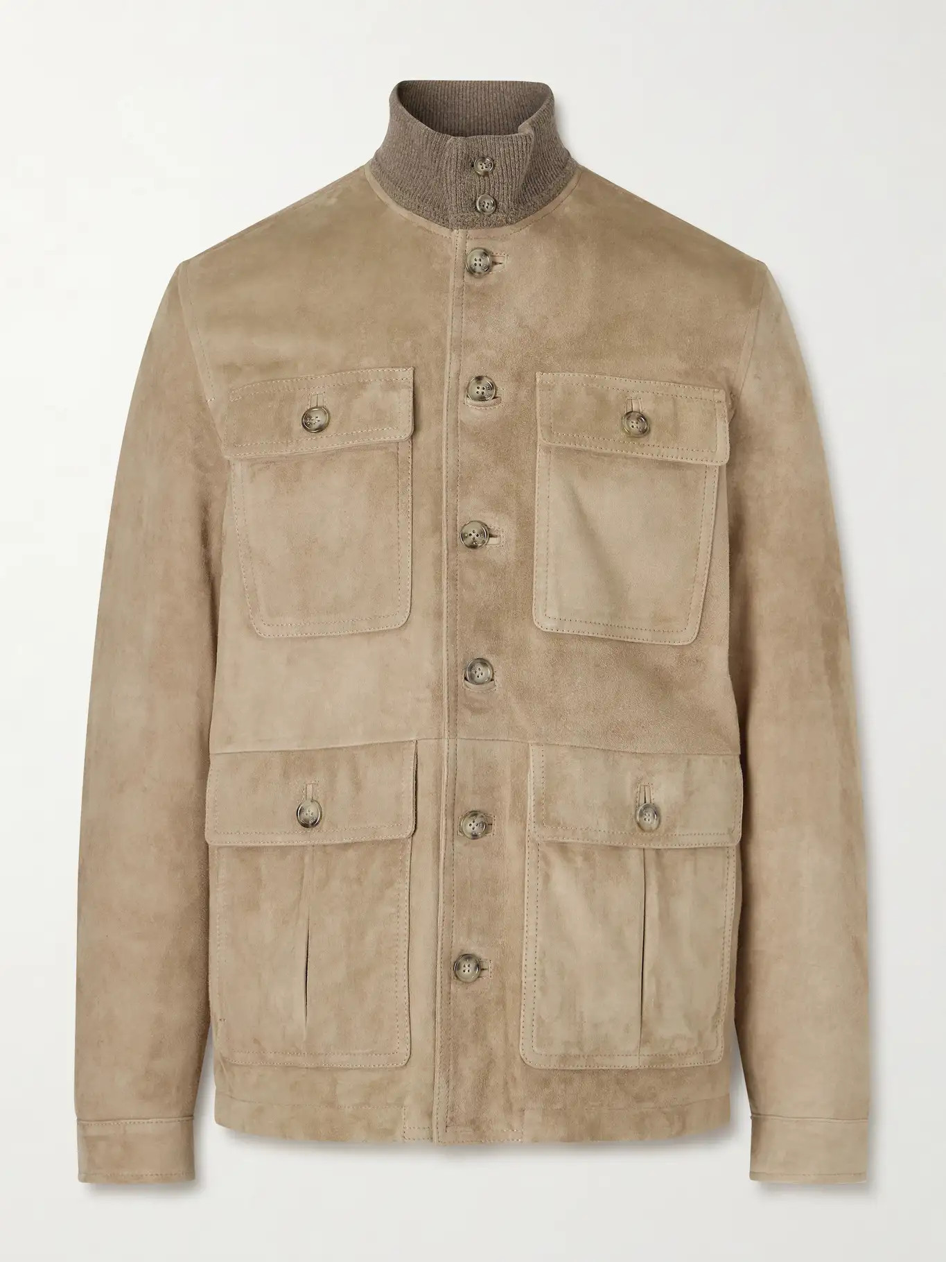 Brera Padded Suede Field Jacket | Mr Porter (US & CA)