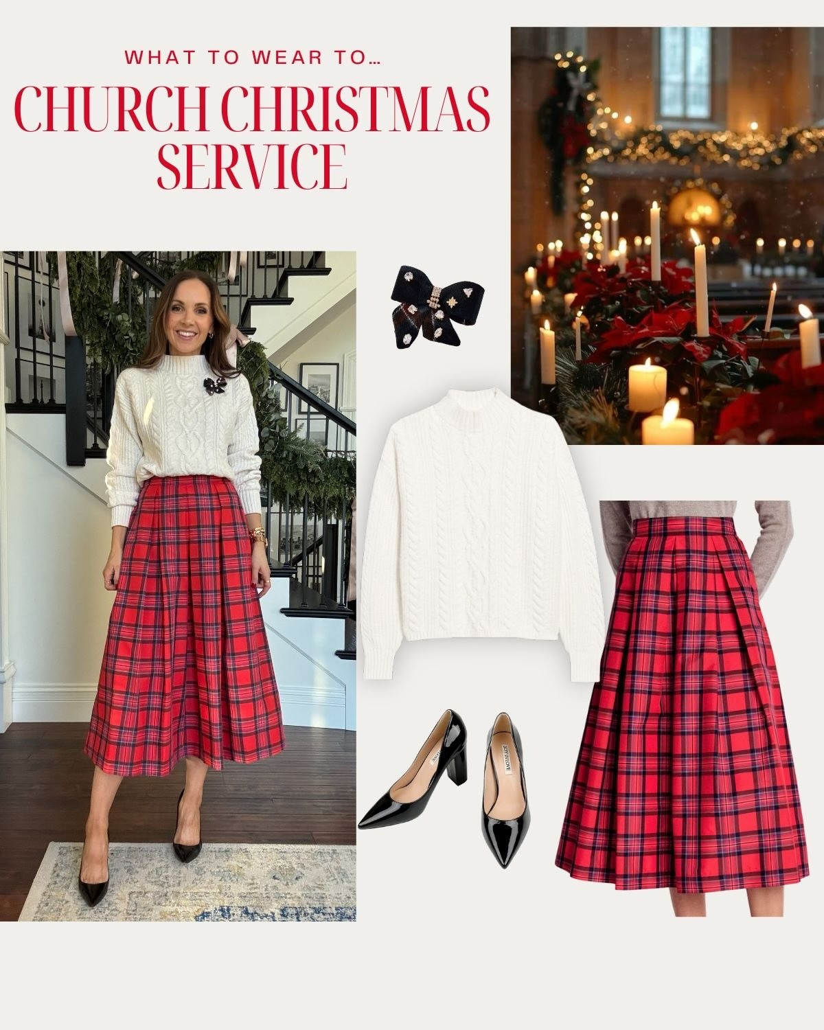 Christmas Church Service outfit inspiration 

#LTKootd #LTKHoliday