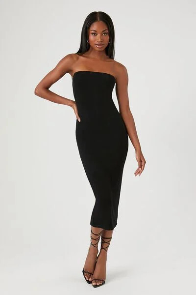 Tube Bodycon Midi Dress | Forever 21 (US)