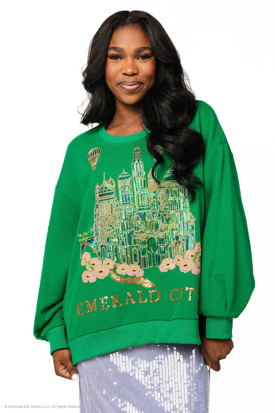 Licensed Emerald City Sweatshirt | Queen of Sparkles