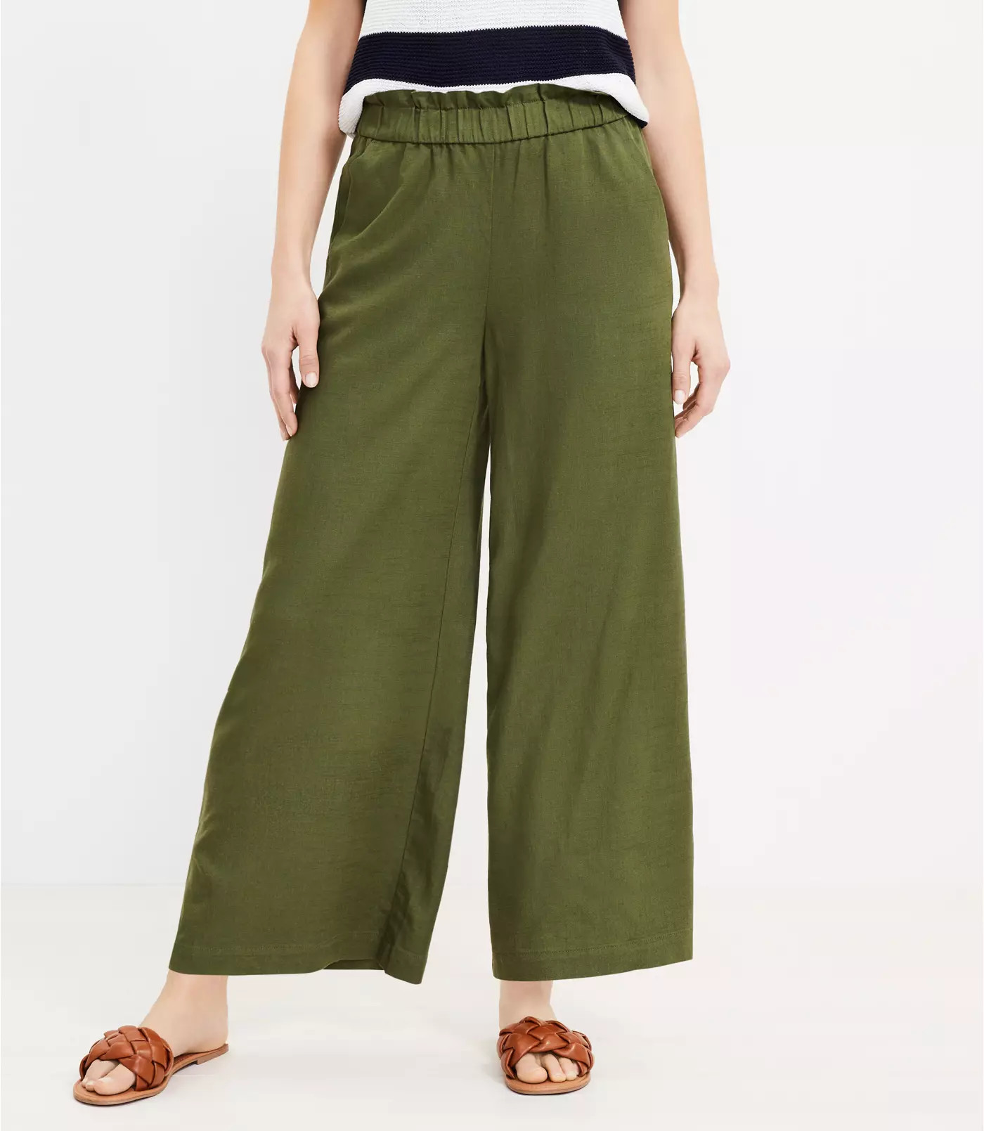 Pull On Wide Leg Pants | LOFT | LOFT