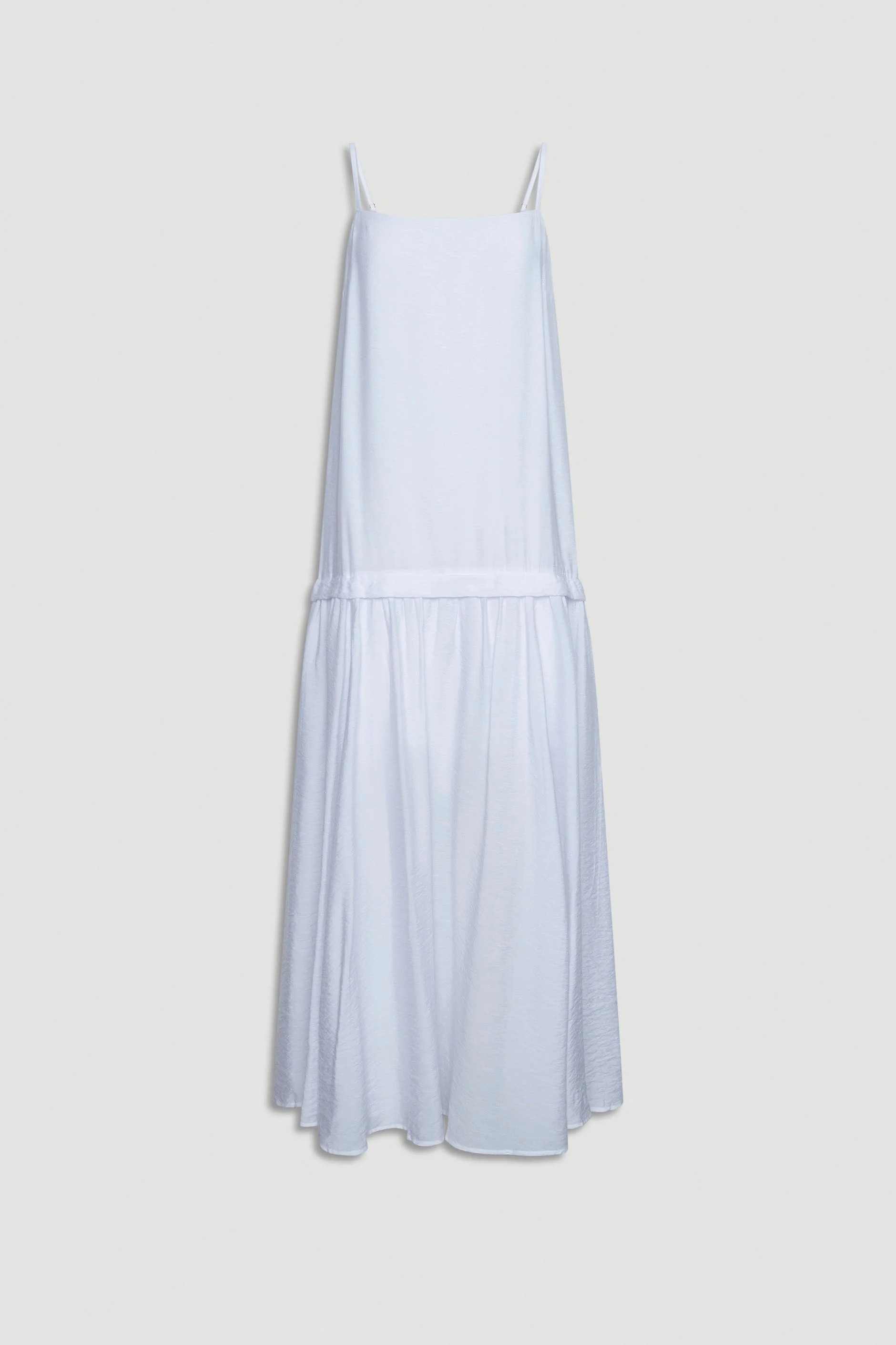 Mia Strappy Maxi Dress - White | DECJUBA