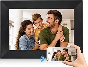 Digital Photo Frame Hyjoy WiFi Digital Picture Frame 8 Inch with IPS HD Touch Screen, Auto-Rotate... | Amazon (US)