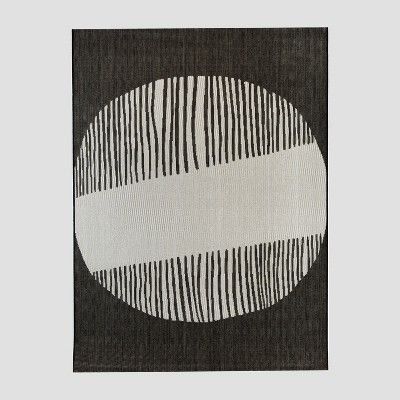 Modern Sun Outdoor Rug Black - Project 62™ | Target