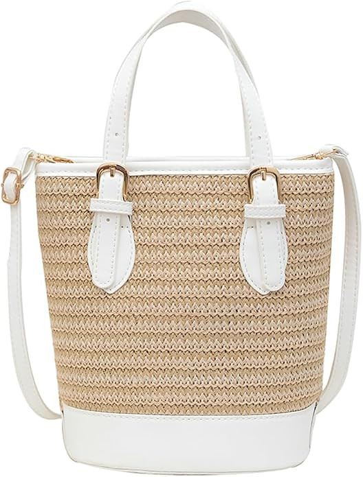 Straw Clutch Bag for Women Cute Summer Beach Rattan Purse Small Crossbody Woven Handbag Travel Bu... | Amazon (CA)