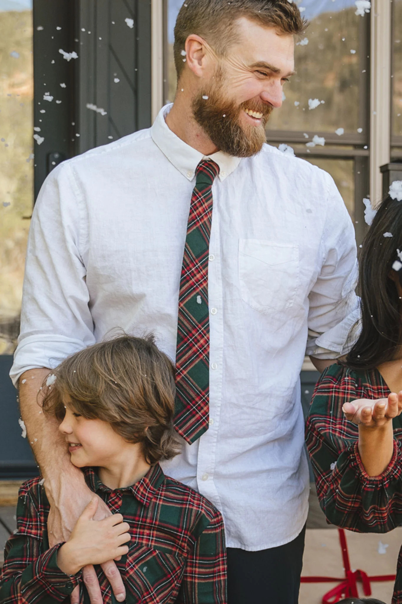 Margo Men's Tie in Green Plaid | Ivy City Co