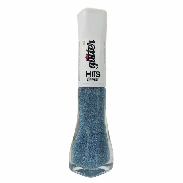 ESMALTE GLITTER HITS DIAMANTE LUA AZUL 8ML | Drogasil BR
