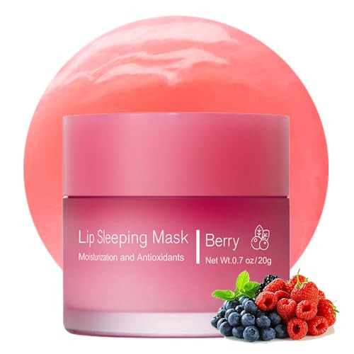 Hydrating Sleeping Lip Mask for Intense Overnight Moisture. (1, Berry) | Amazon (US)