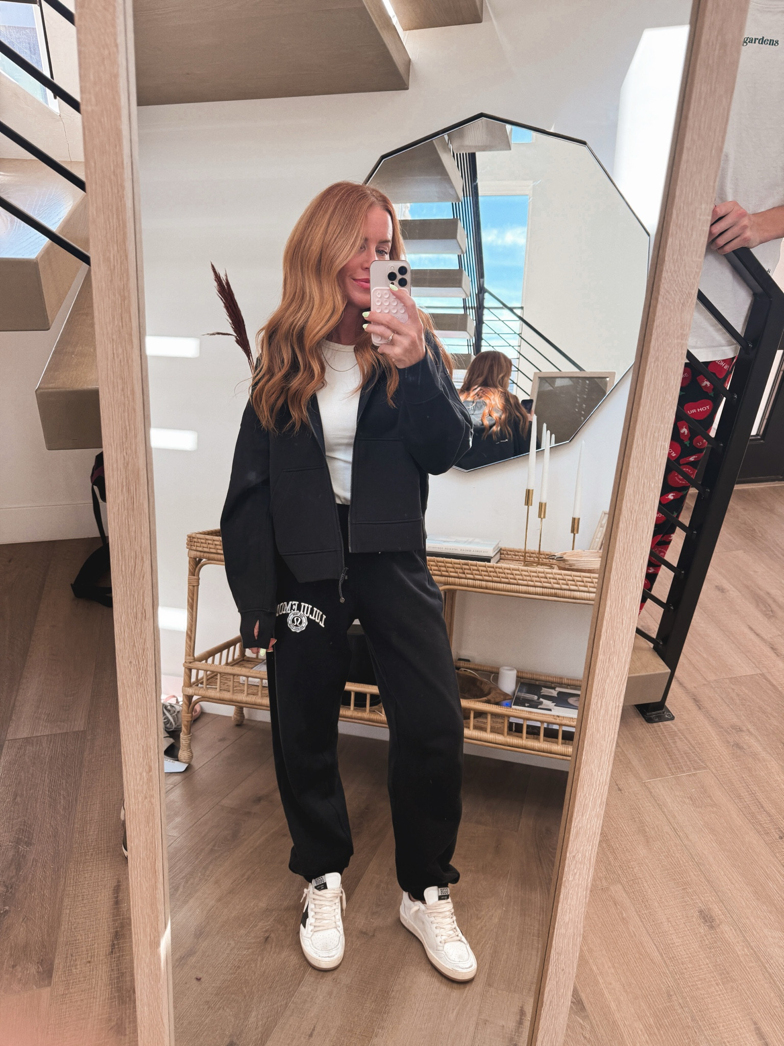 I size down in the zip and the joggers! Shirt is my true size. Everything is soooo comfy! #ad #lululemoncreator @lululemon 

#LTKStyleTip