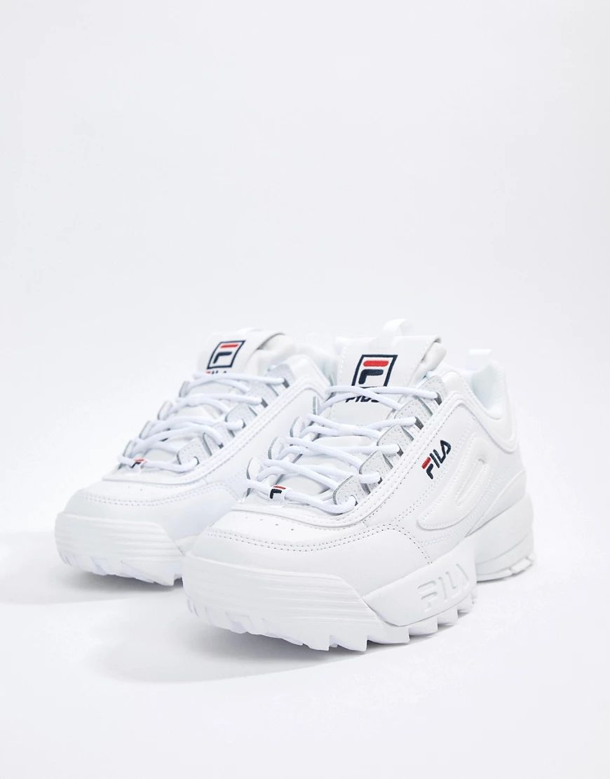 Fila Disruptor Trainers In White | ASOS (Global)