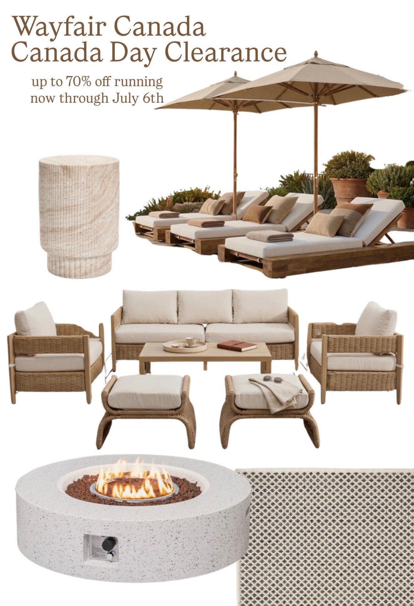 My dream backyard vision board @wayfaircanada Shop the Canada Day Clearance now through July 6 for finds up to 70% off! #WayfairCAPartner #WayfairCAHome

#LTKsale #LTKhome #LTKcanada