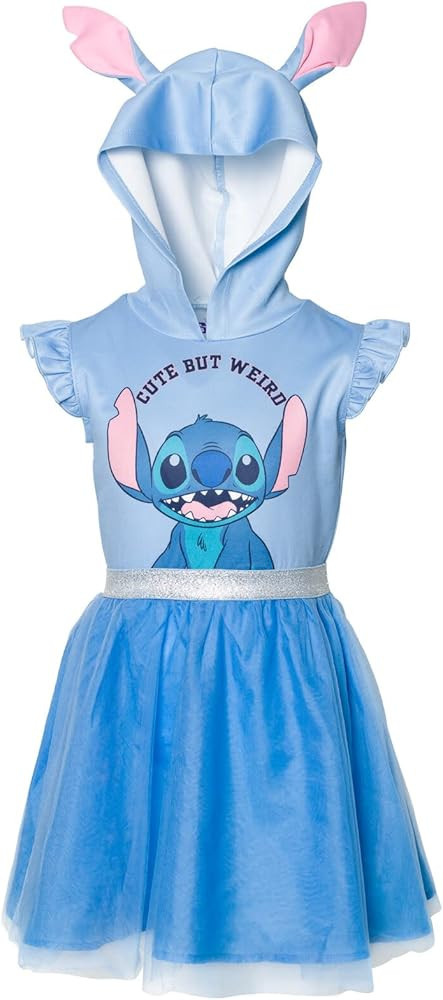 Disney Minnie Mouse Lilo & Stitch Girls Mesh Cosplay Tulle Dress Little Kid to Big Kid | Amazon (US)
