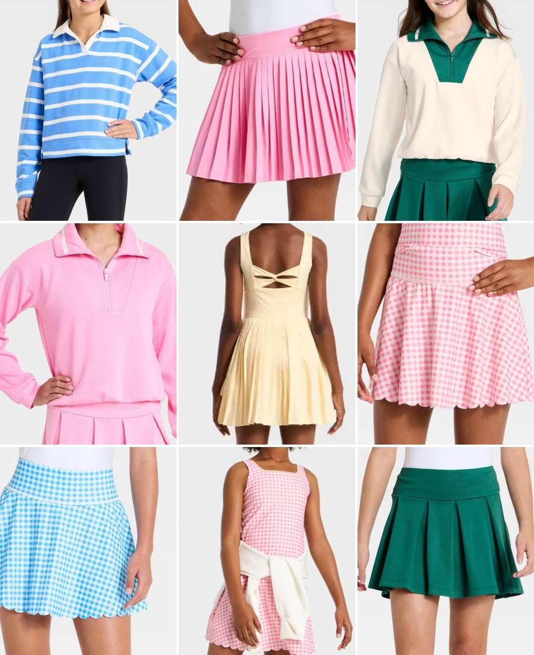 Girls spring athleisure under $25
Sport skorts gingham tennis scallops  

#LTKKids
