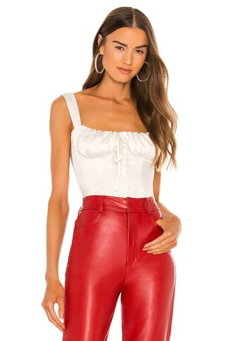 Miaou Agnes Corset in Ivory from Revolve.com | Revolve Clothing (Global)