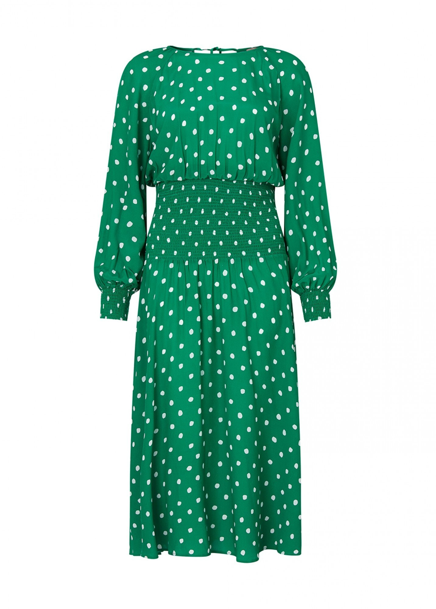 Marianella green polka dot smocked dress | Harvey Nichols (Global)
