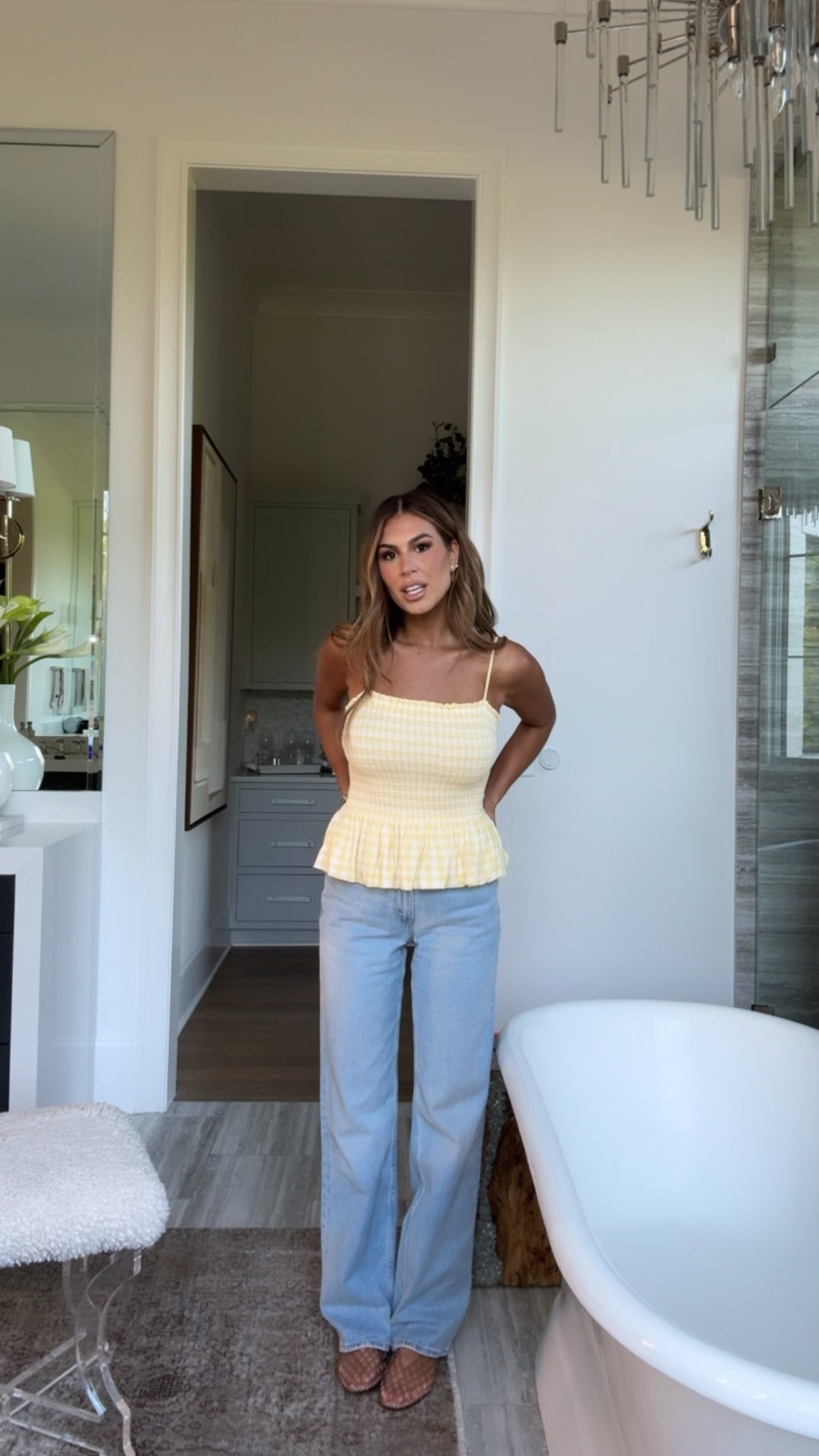 Size small top & 27 denim 