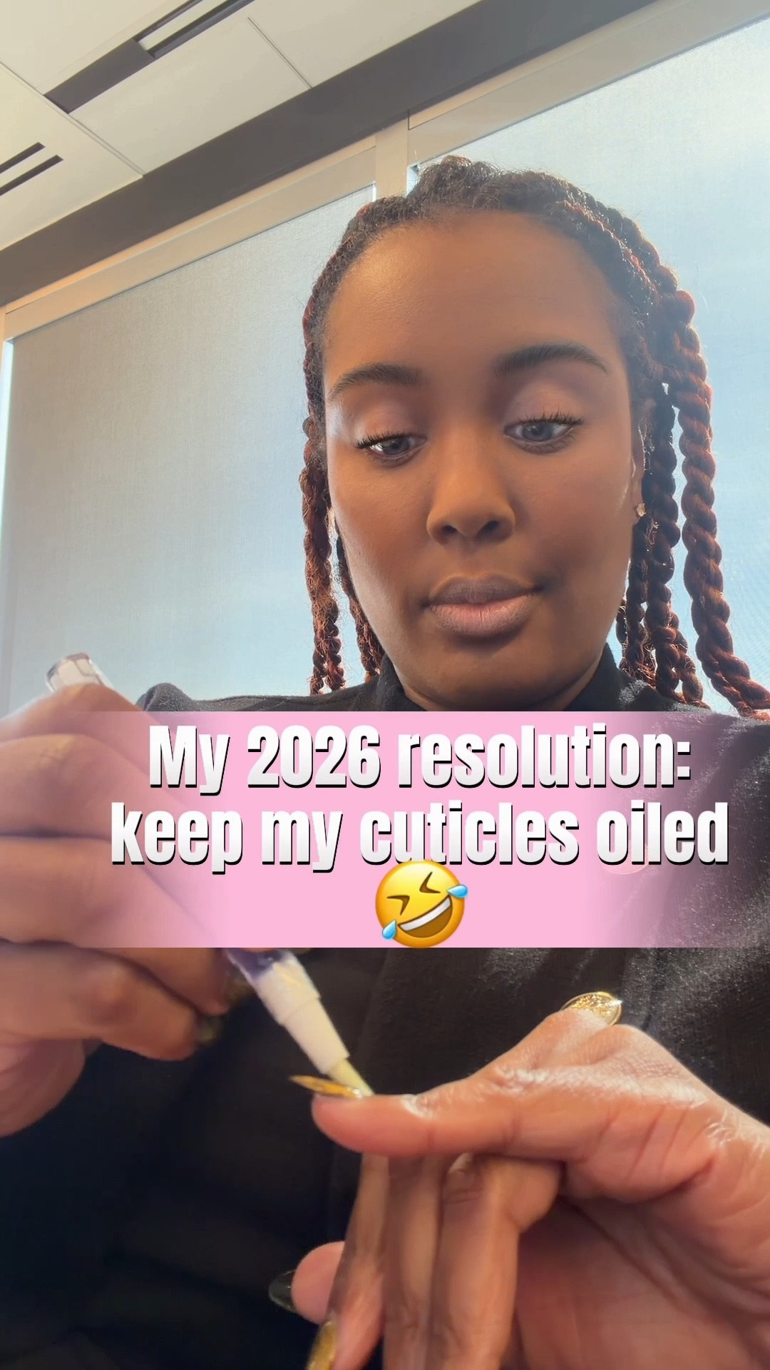 New year, new me… but make it ✨cuticle oil✨ 😂💅🏽
Apparently my 2026 personality trait is remembering to oil my cuticles like a responsible adult. Small habit, big “why do my hands look so good?” energy. Shop what I use on my LTK.

#LTKBeauty #LTKdayinmylife #LTKselfcare