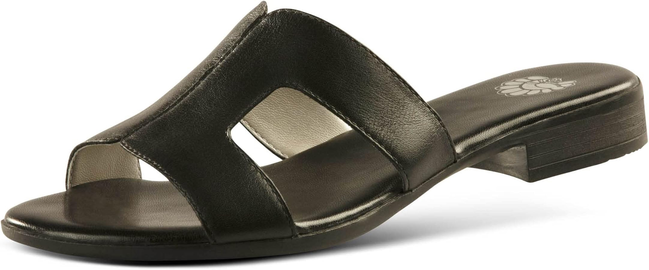 JATAREA Women Slip-On Flat Sandals | Softy Leather, Open-Toe Summer Outdoor Sandals - Chonchola | Amazon (US)