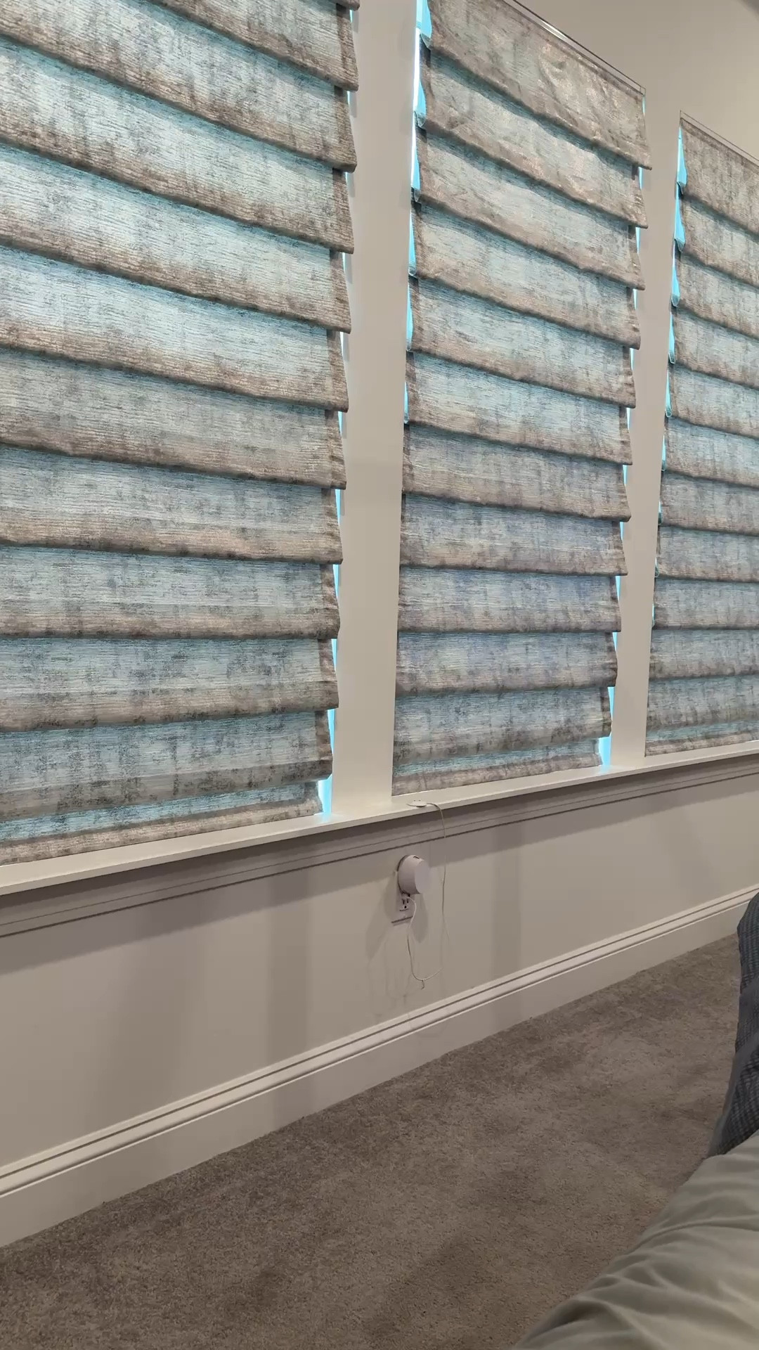 This is my favorite way to wake up on a Saturday morning. Staying in my bed to binge watch my shows but letting the sun shine in or in today’s case, watching the calming rain. These motorized Roman curtains might be my favorite upgrade to my room 🥰 

#LTKHome #LTKmorningroutine #LTKselfcare