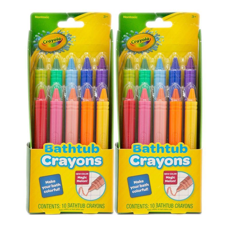 Crayola Bath-time Crayons - 2pk/10 each | Target