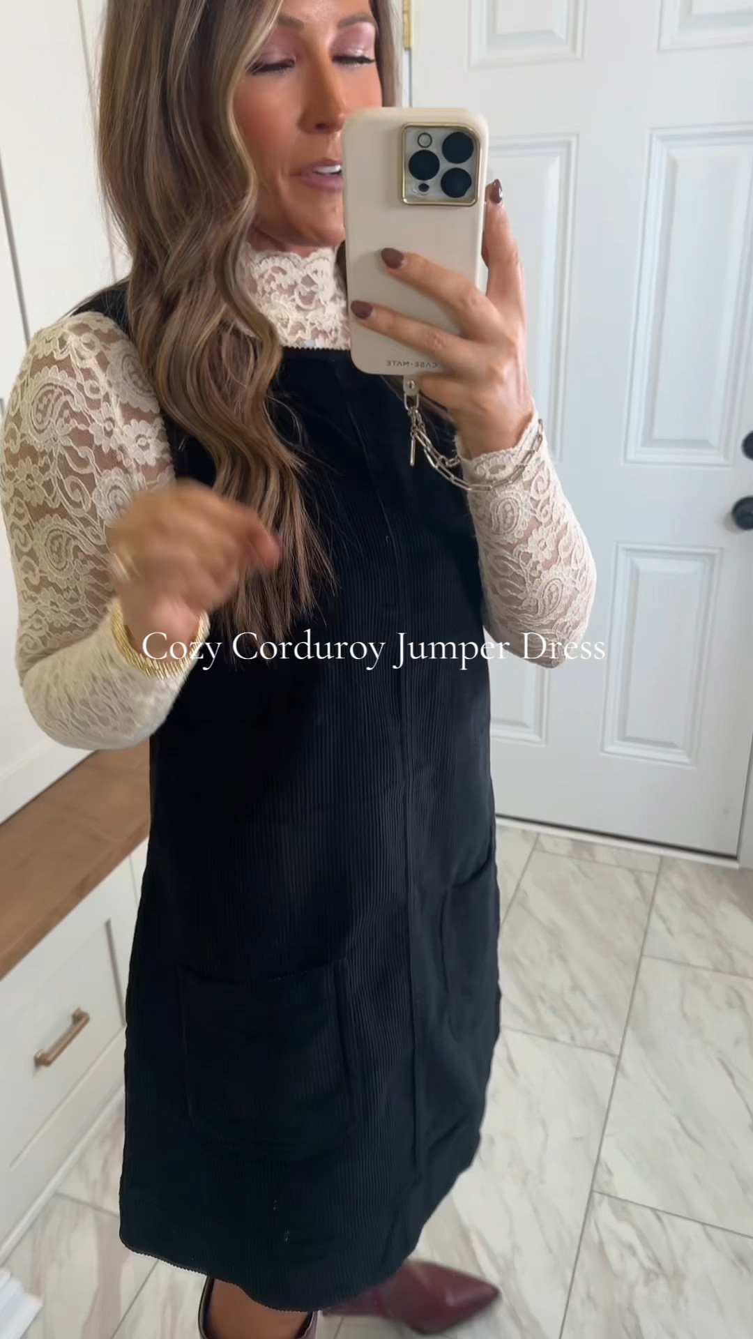 Cozy Corduroy Jumper Dress Perfect for Fall Pics + Christmas Style!

This Yeokou Corduroy Jumper Dress is such a timeless piece for family photos and holiday gatherings 🍁✨ Whether you layer it with a turtleneck + boots for cozy fall family pictures, or dress it up with tights + a festive plaid scarf for Christmas, it’s versatile, comfy, and picture-perfect 📸💕 And yes—it has pockets! A classic A-line fit that flatters every shape while keeping things casual yet polished.

	•	Fall family photo outfits women
	•	Christmas jumper dress outfit
	•	Corduroy pinafore dress with pockets

#FamilyPhotoOutfits #HolidayOutfitIdeas #TikTokShopBlackFriday
#FallFreshness #TikTokShopFallDealsForYou


#LTKSeasonal #LTKStyleTip #LTKFallSale