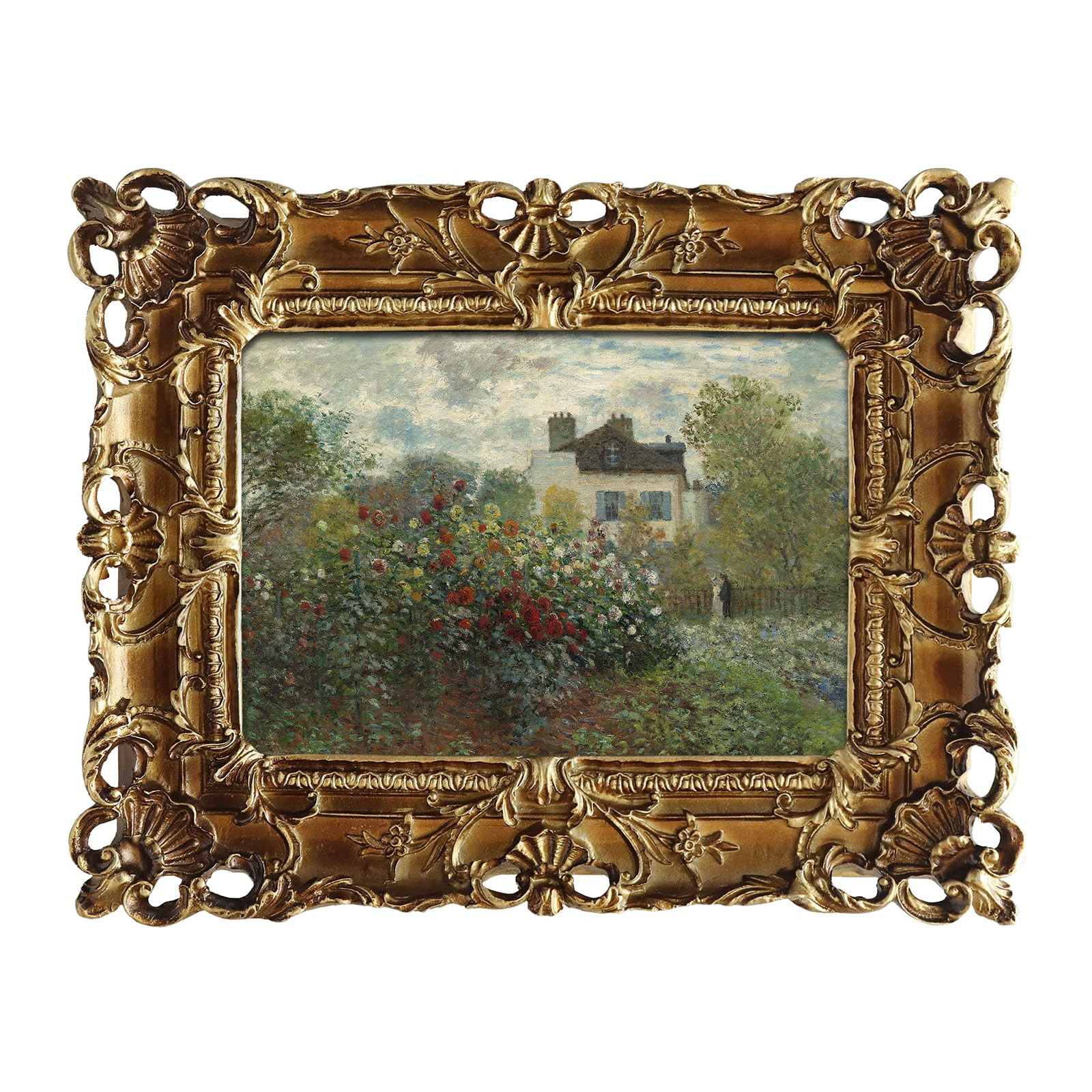 FOLKOR Vintage Canvas Wall Art for Living Room, Garden Flower Picture Print for Bedroom Decoratio... | Amazon (US)