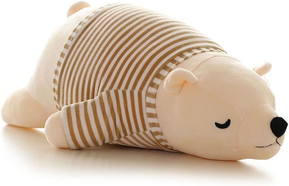 Stuffed Polar Bear Animal Plush Toy 24 Inch Large White Sleeping Bear Animal Stuff Soft Plushies ... | Amazon (US)