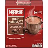 Nestle Hot Chocolate Packets, Hot Cocoa Mix, Rich Chocolate Flavor, Made with Real Cocoa, 50 Coun... | Amazon (US)