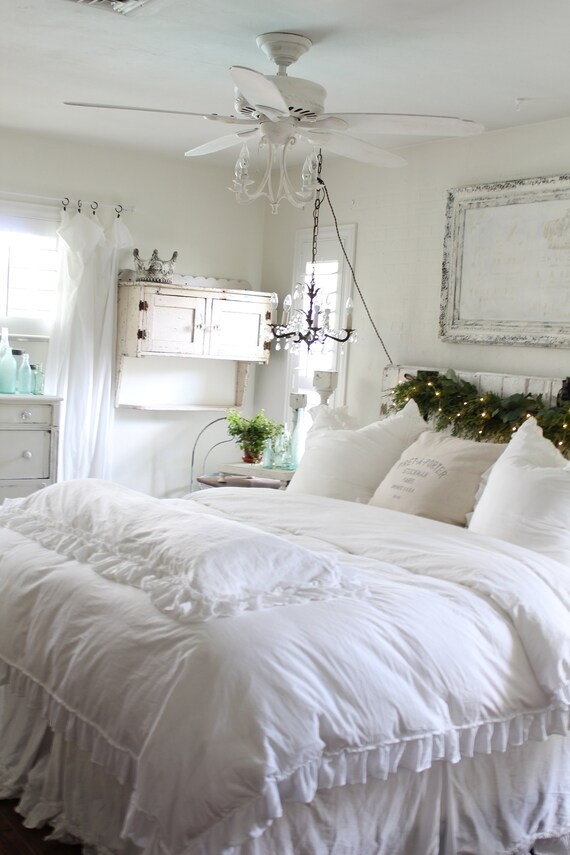 Ruffled Body Pillow | Ruffled Shams | ShabbyChic Pillow Cases | Farmhouse Linens | Pillow Cover |... | Etsy (US)