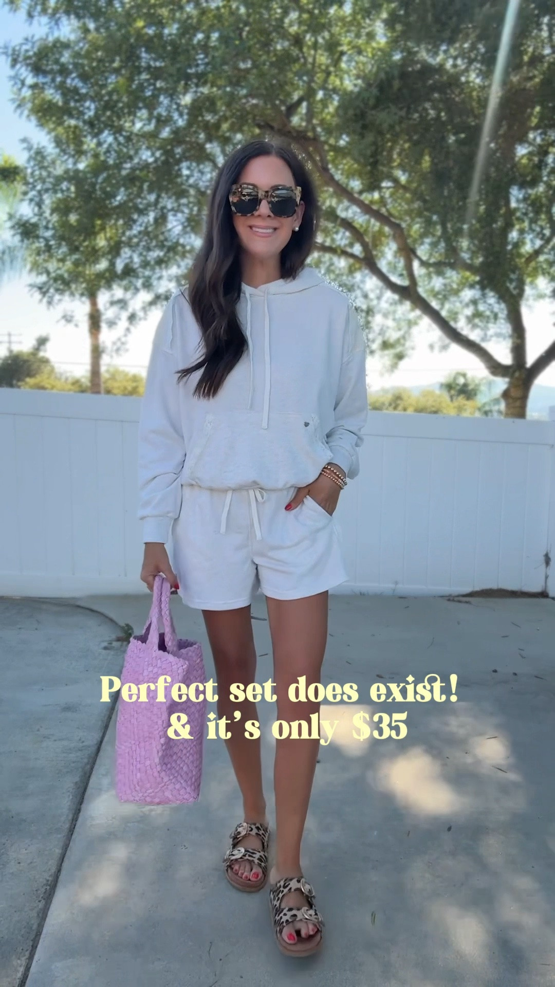 Aerie vibes + fit for only $35👏🏻👏🏻 Walmart highly rated matching set!!
Medium shorts
Large pullover
Also comes in a blush pink!

#LTKootd #LTKmomlife #LTKSeasonal