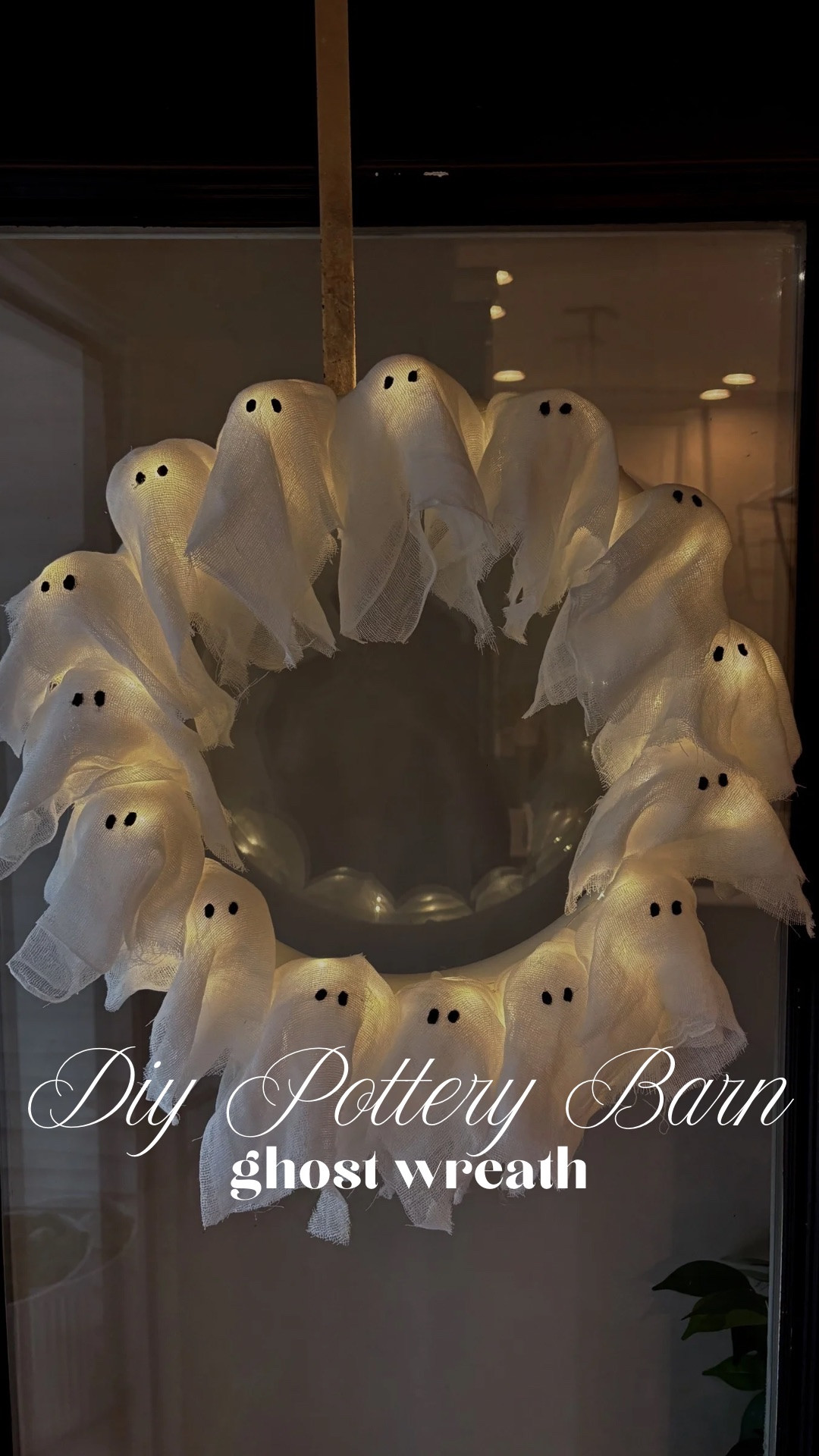 DIY Ghost Wreath
This is a super easy and cute way to level up your front door and add some ghosts! 
#october #halloweendecor #ghostwreath #ghostdecor #ghosts diywreath #ghostwreath #diyhalloween #halloweenwreath

#LTKSeasonal #LTKHome #LTKOver40
