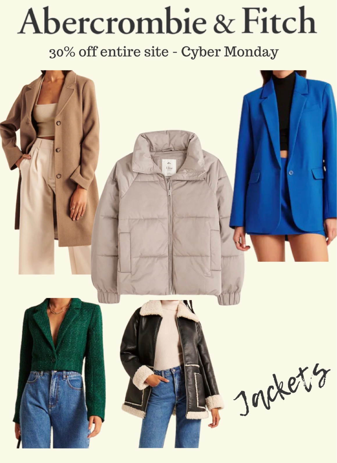 Cyber Monday Sales at Abercrombie! 

#LTKCyberweek #LTKSeasonal #LTKHoliday