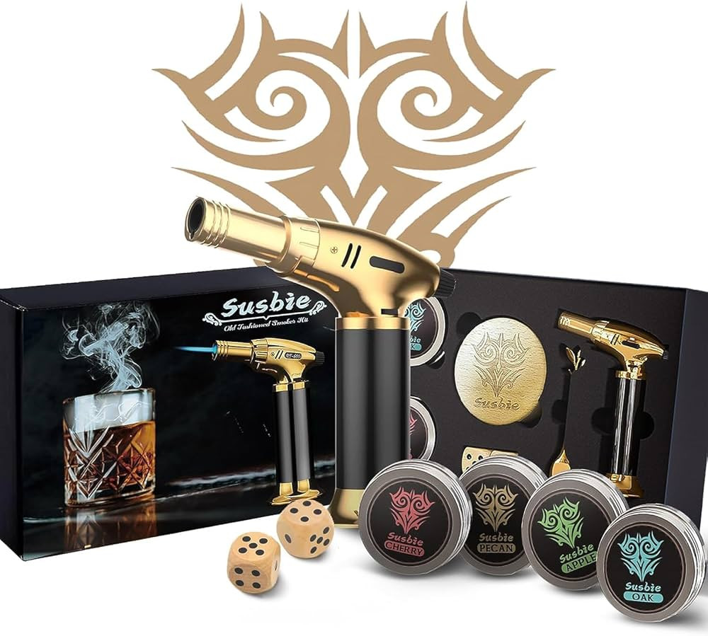 Cocktail-Smoker，Cocktail-Smoker-Kit，Whiskey-Smoker-Kit，Four Kinds of Wood Smoked Chips for ... | Amazon (US)