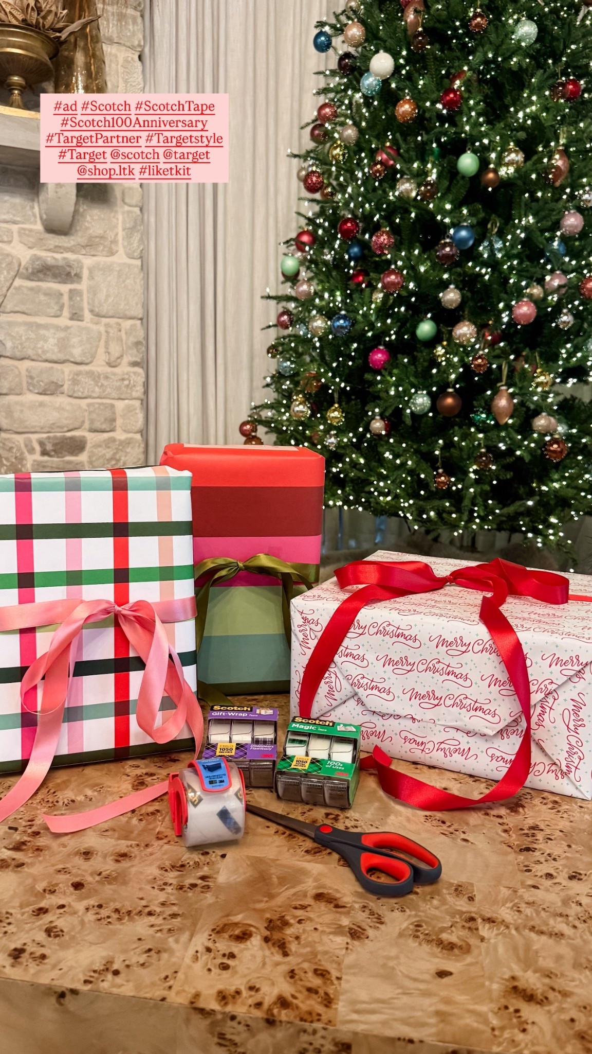 #ad Wrapping season is officially here 🎁✨
I stocked my holiday station with all my Scotch® Brand must-haves from @Target — the Magic Tape, Gift Wrap Tape, Double Sided Permanent Tape, Precision Scissors, and Packaging Tape — everything you need to make gifts look perfectly polished and ready to share.
Because the best holidays start with Scotch®!
Shop all my wrapping favorites below 💚❤️
#Scotch #ScotchTape #Scotch100Anniversary #TargetPartner #Target #HolidayWrapping #GiftWrapEssentials #ScotchBrand #TheBestHolidaysStartWithScotchBrand @Scotch @Target @shop.ltk #liketkit #targetstyle


#LTKHoliday #LTKHome #LTKSeasonal
