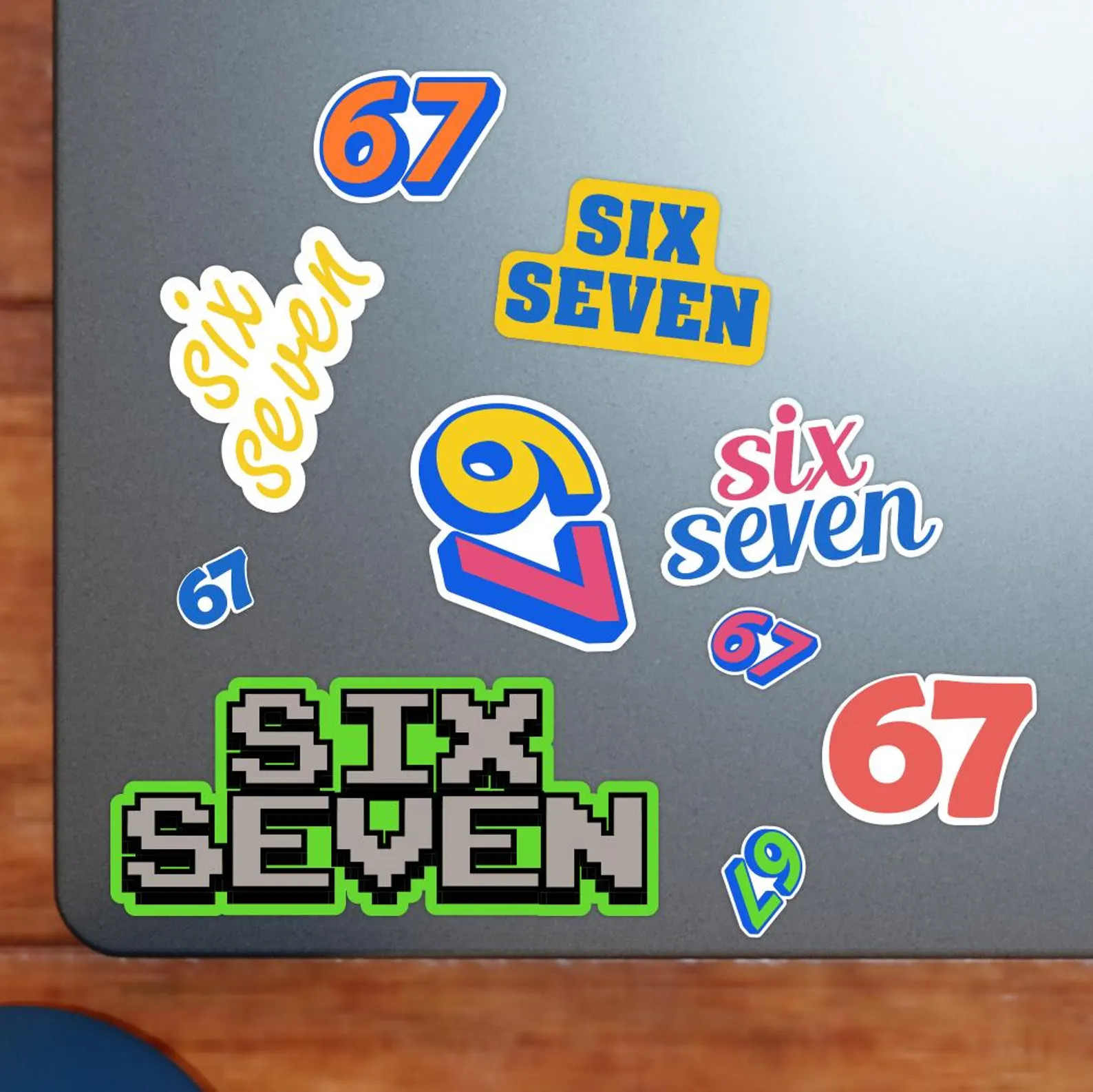 Six Seven Meme Sticker Sheet - Vibrant Color Vinyl Stickers for Laptops, Water Bottles, and Journ... | Etsy (US)