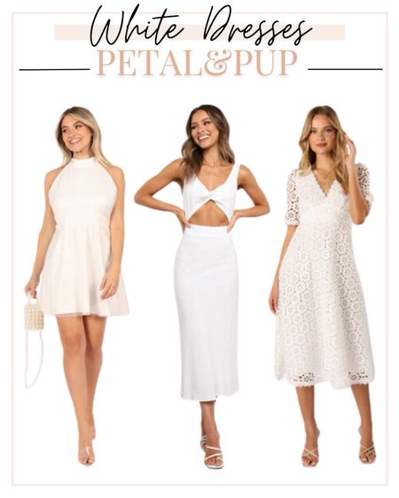 Check out these beautiful white dresses 

White dress, bridal shower dress, wedding dress, wedding reception dresses, engagement dresses, maxi dress, midi dress, mini dress, pastel dress, baby shower dress, semi-formal dress, formal dress, cocktail dress, date night outfit, date night dress, vacation outfit, vacation dress, resort dress, bachelorette dress 

#LTKtravel #LTKstyletip #LTKwedding