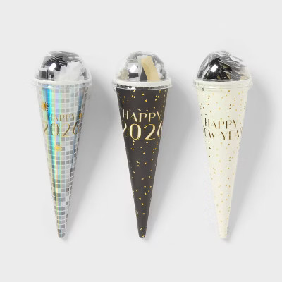 3ct New Year's Eve Confetti Thrower - Spritz™ | Target