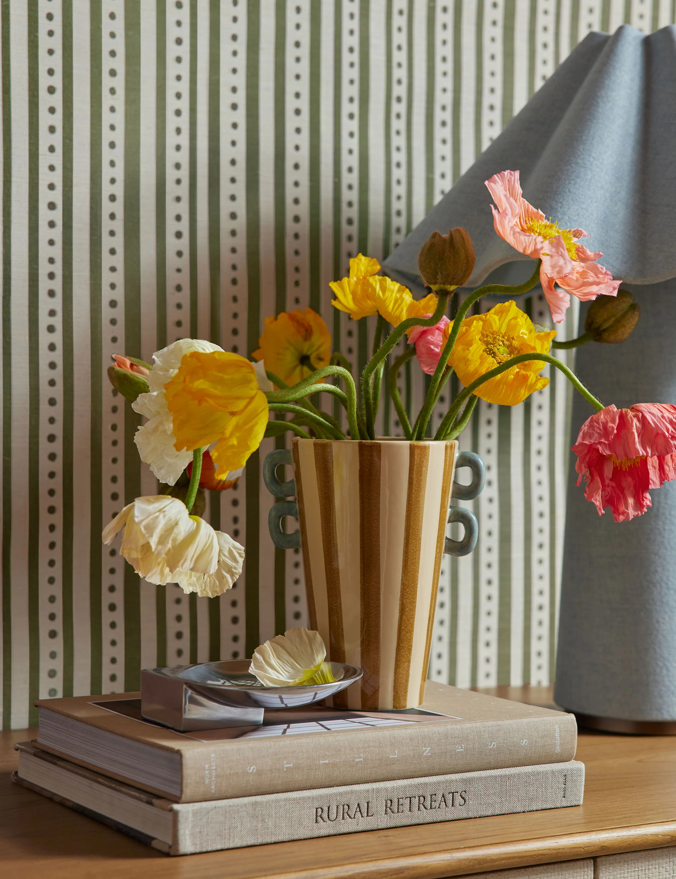 Bibbs Hand-Painted Vase | Lulu and Georgia 