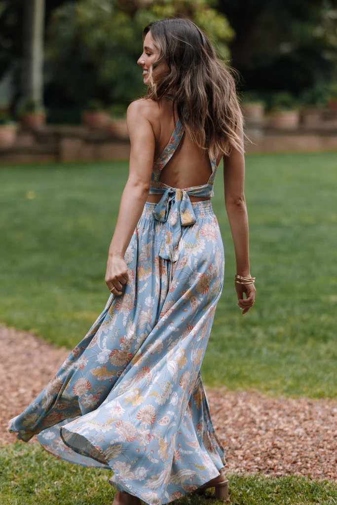 Newell Dress - Blue | Petal & Pup (US)