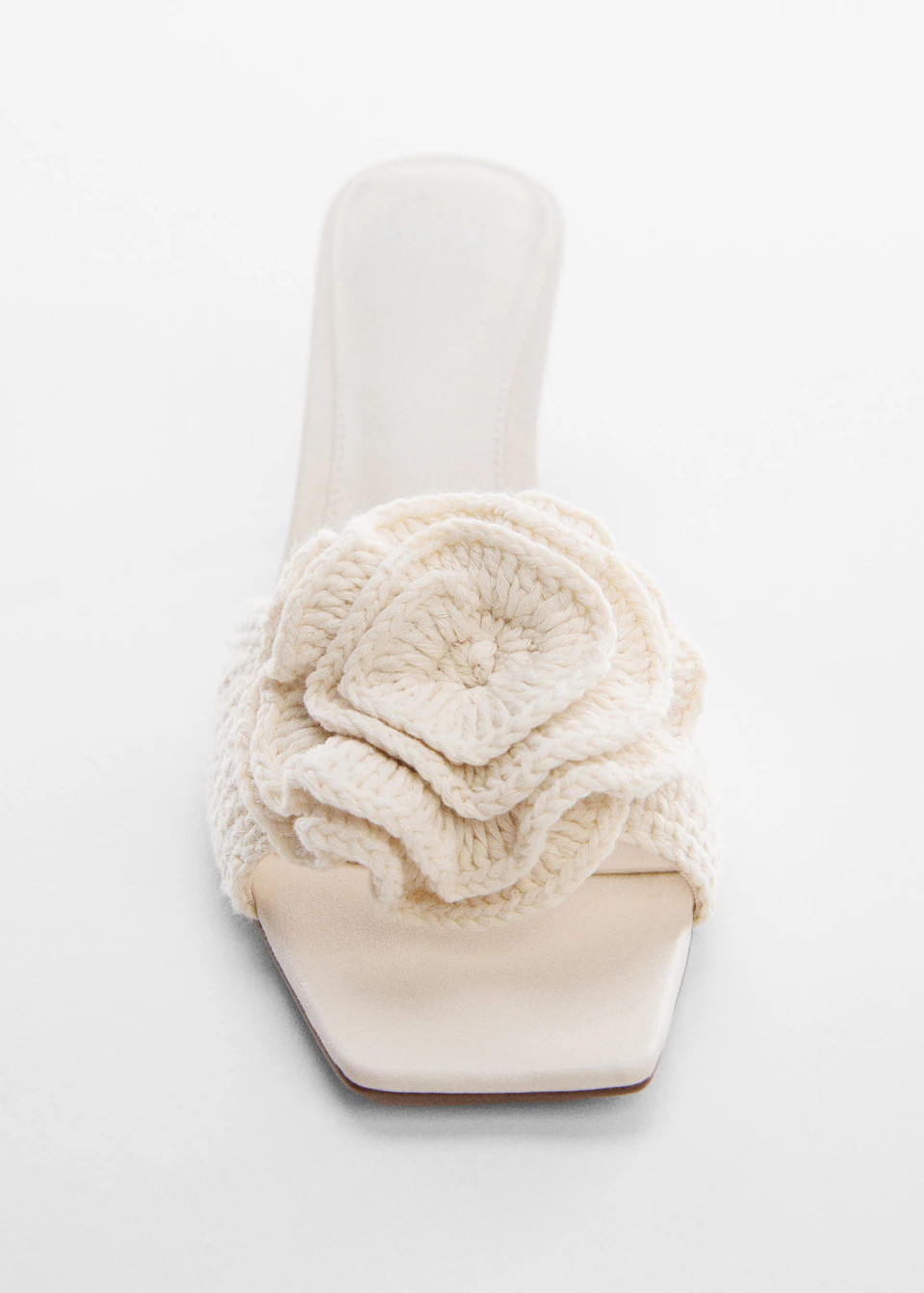 Crochet flower sandal -  Women | Mango USA | MANGO (US)