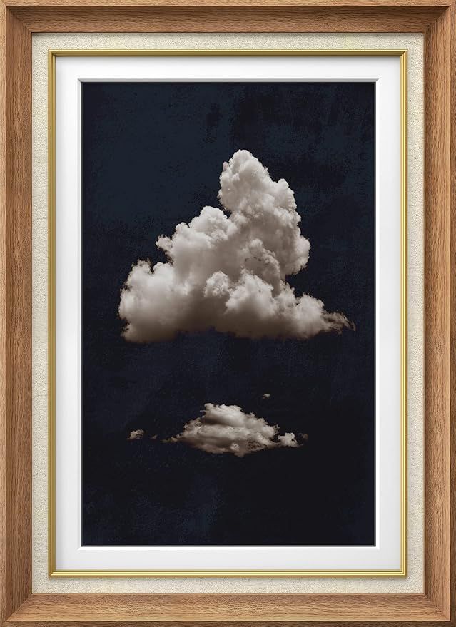 SIGNWIN Premium Frame Art Pastel Dark Duotone Storm Clouds in Sky Landscape Nature Wilderness Pho... | Amazon (US)